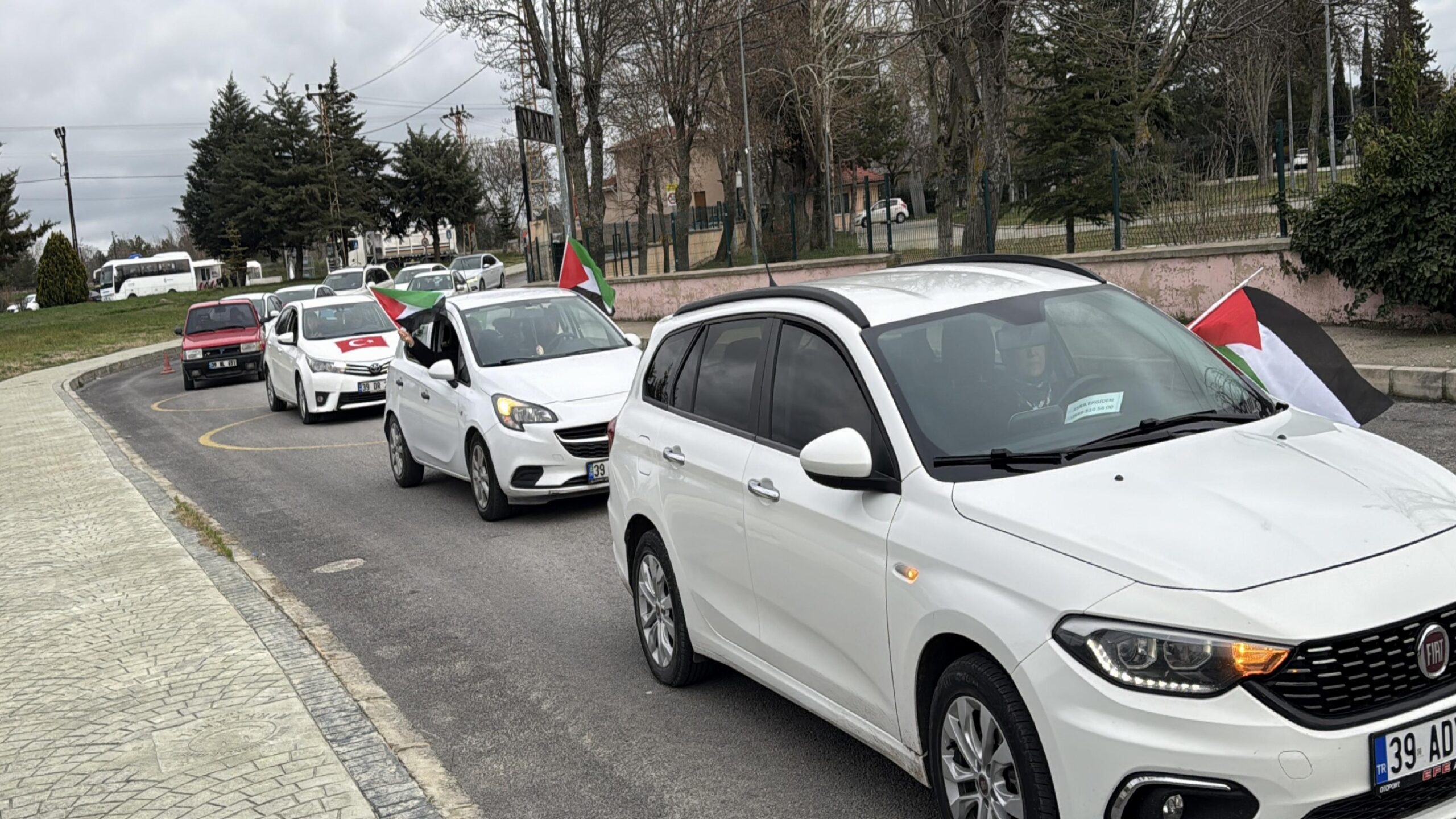 Kırklareli’nde İsrail’in Gazze’ye yönelik saldırıları protesto edildi haberi