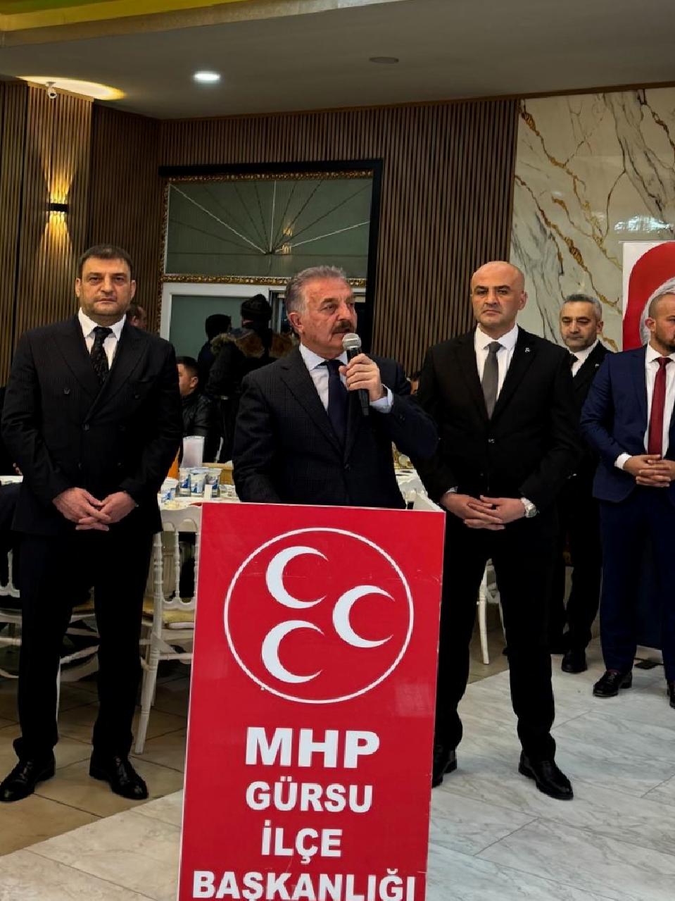 MHP Genel Sekreteri Büyükataman, partisinin Bursa’daki iftar programında konuştu: haberi