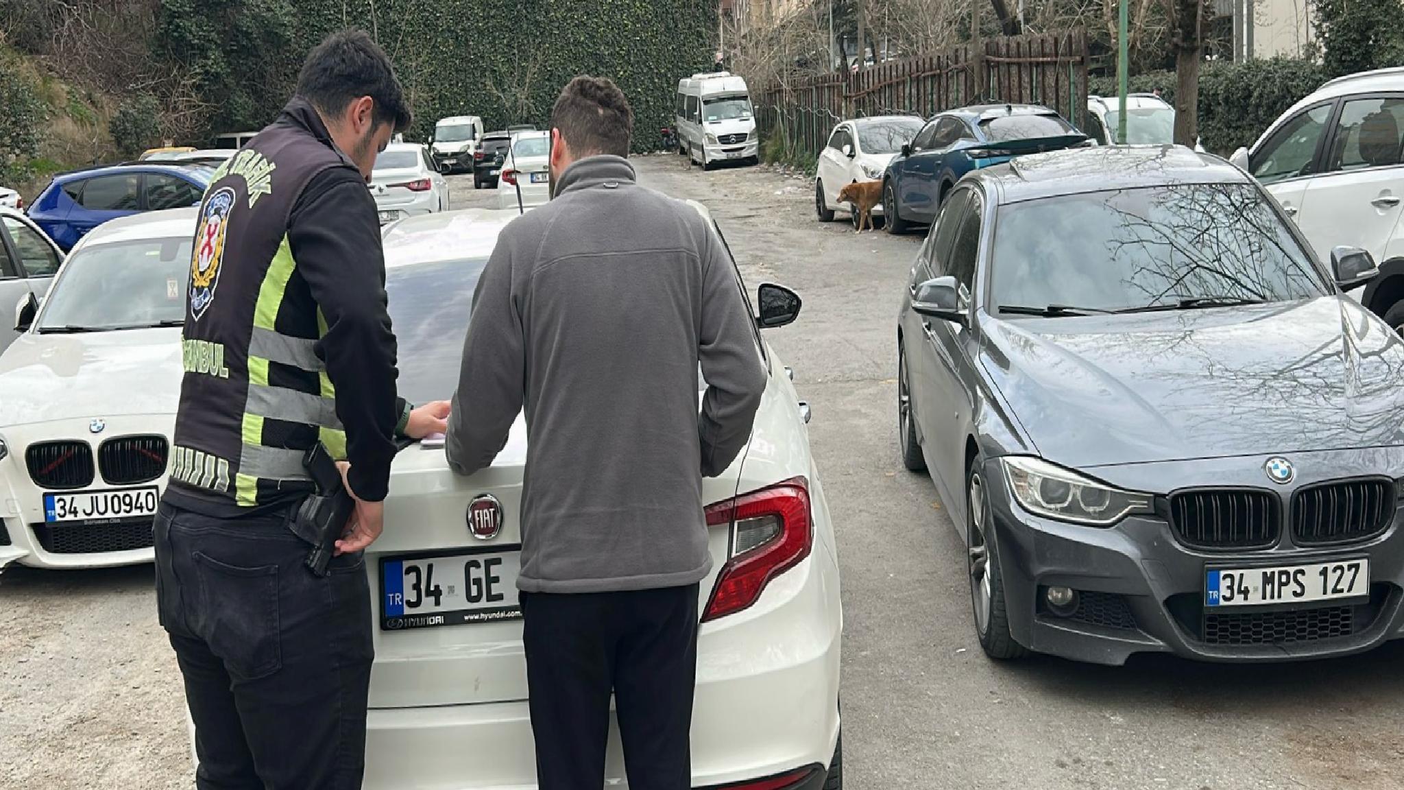 Sarıyer’de trafikte makas atarak ilerleyen sürücüye para cezası haberi