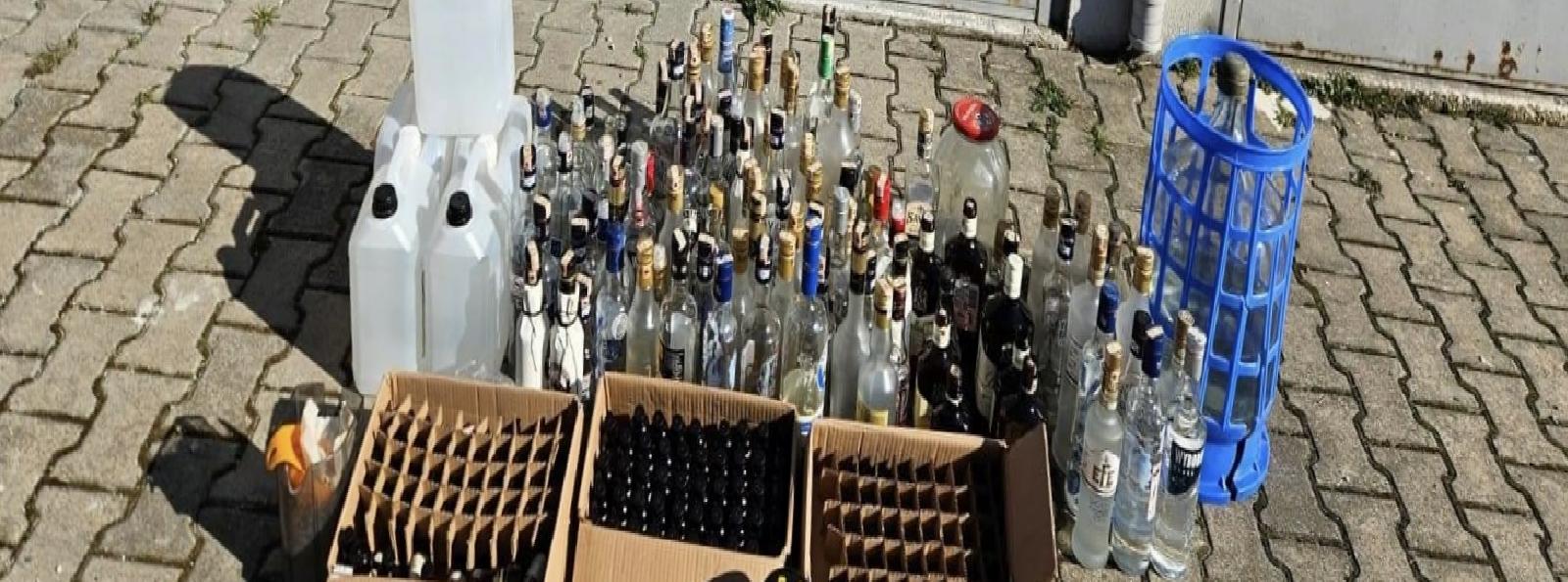 Tekirdağ’da 125 litre sahte içki ele geçirildi haberi